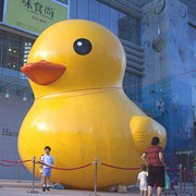 New inflatable yellow duck
